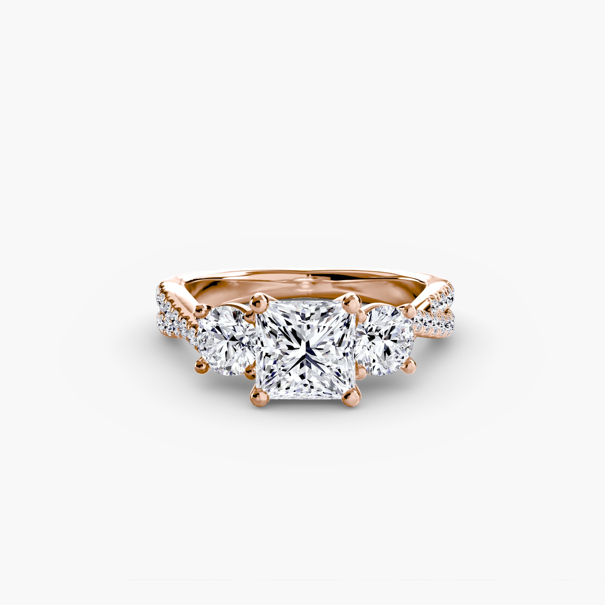 Three-Stone with Pavé Band 2 - VTC Watches