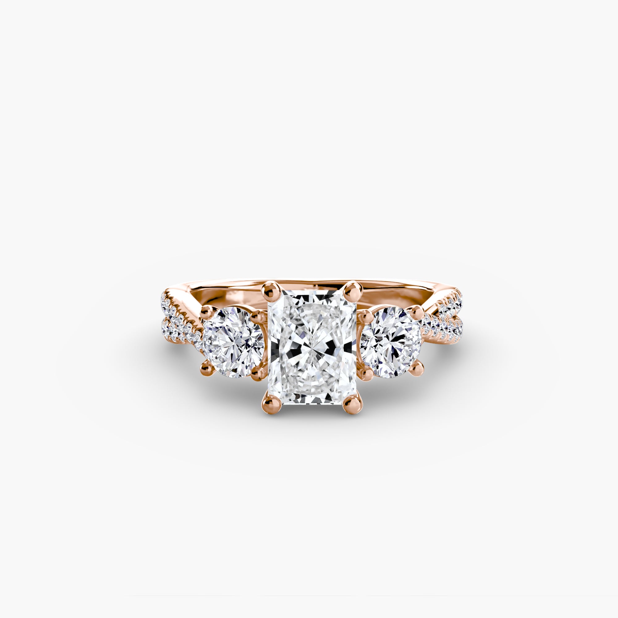 Three-Stone with Pavé Band 2 - VTC Watches