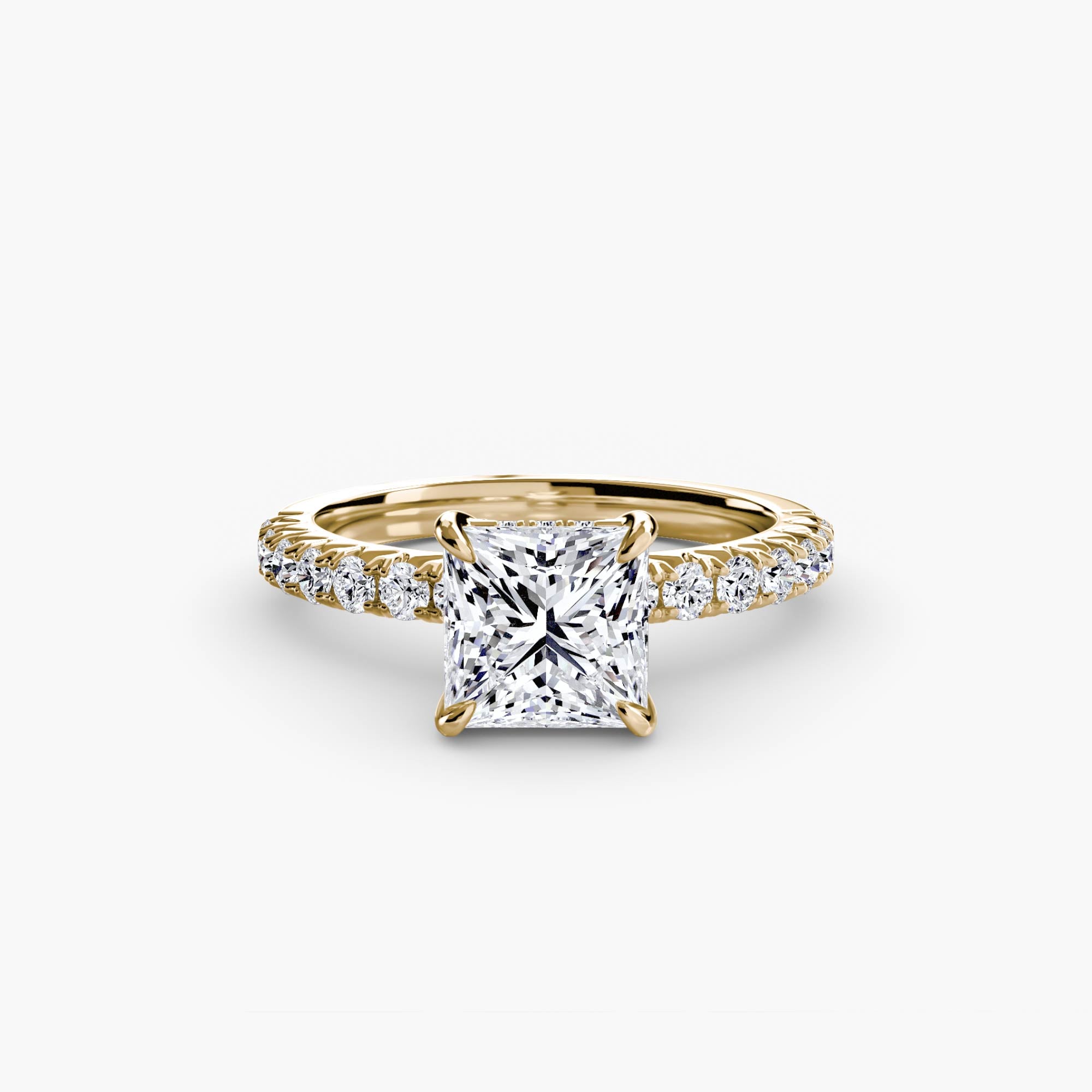 Solitaire with Pavé 6