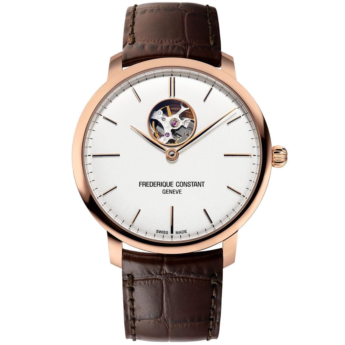 Frederique Constant Slimline Heartbeat Classic Rose Gold Plated