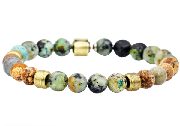 Blackjack Men's Beaded Bracelet BJB189AFJ