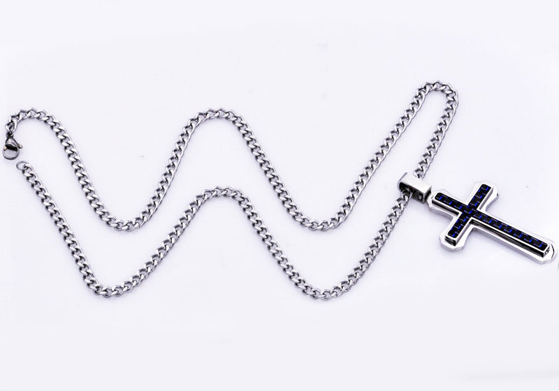 Blackjack Men’s Necklace BJP68BL