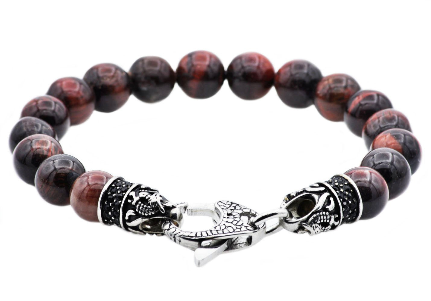 Blackjack Men's Beaded Bracelet BJS16BRT