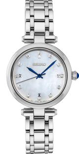 Seiko Diamonds Mother Of Pearl Dial SRZ529