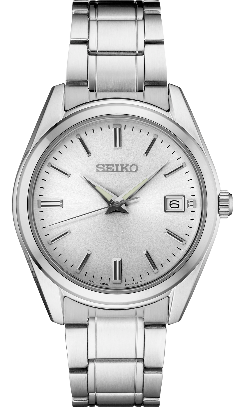 Seiko Silver Stainless Steel Case SUR633