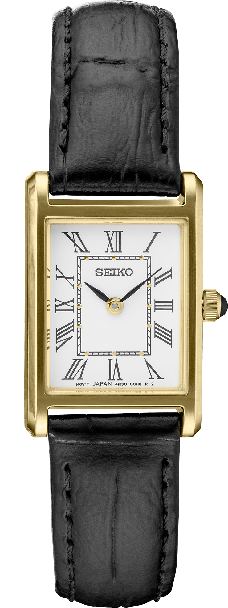 Seiko White Case Gold-Tone Stainless Steel Case SWR054