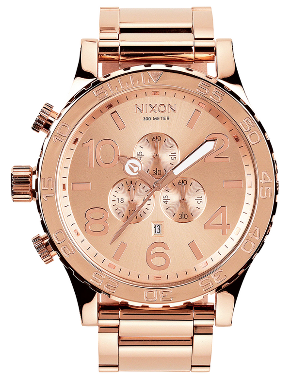 Nixon 51-30 Chrono Rose Gold