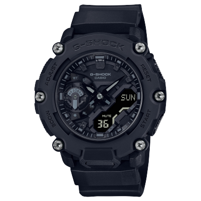 G-Shock Black Analog Digital GA2200BB-1A