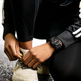 G-Shock Black and Gold Analog-Digital GMA-S140M-7ACR